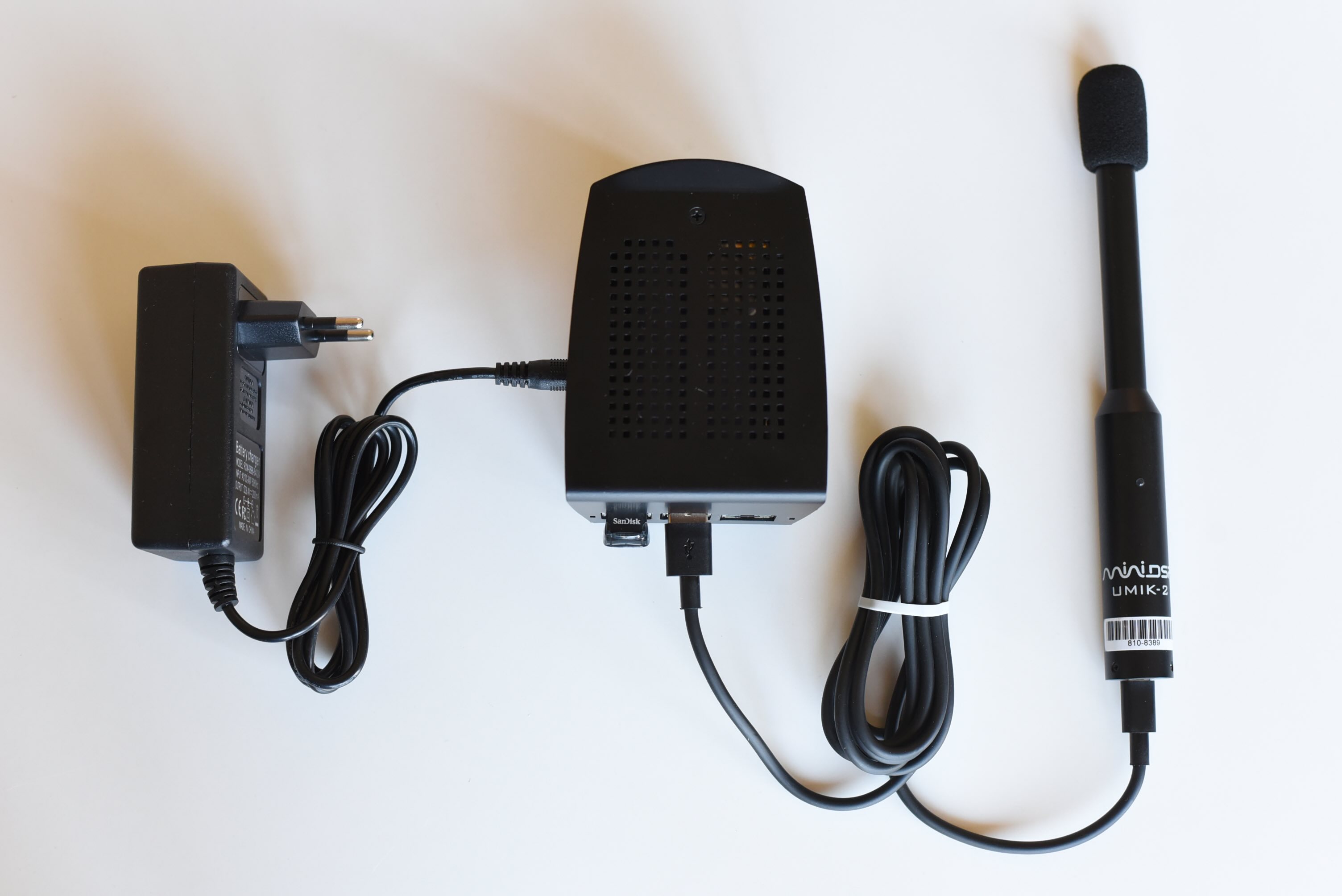 Assembled device top view